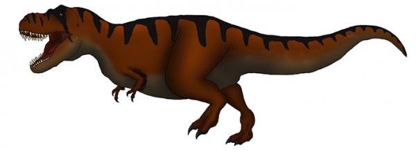 대형육식공룡 티라노사우루스 (출처 : 도서 '스마트폰으로 읽는 공룡 스토리')