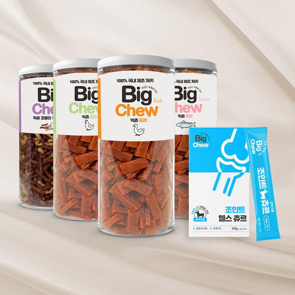(빅츄 간식 3종 이미지)