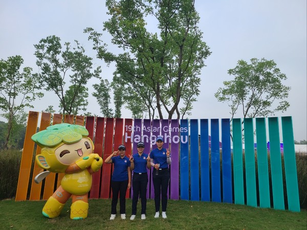 ▲ 항저우 아시아경기대회 제1일 공식연습라운드