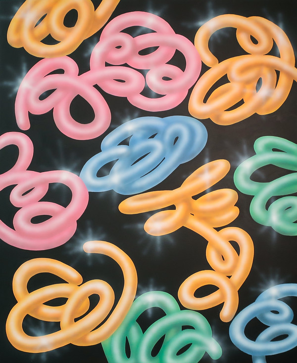 ▲사진: 다니엘 신, 다양한 삶, 2024, 캔버스에 과슈, 91x72.5cm. 출처: 이젤 아트 스페이스(eAsel art space)