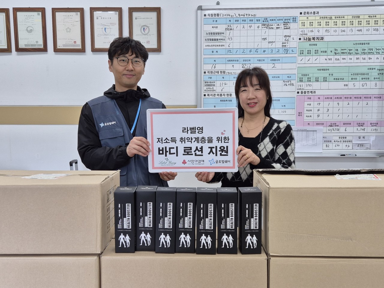 라벨영, 글로벌쉐어를 통해 3,000만 원 상당의 바디 로션 기부 < 기부/미담 < 사회 < 기사본문 - 한국투데이 라벨영, 글로벌쉐어를 통해 3,000만... 