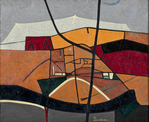 ▲사진:: 유영국, 도시, 1955, 개인소장[OCI미술관 제공.]