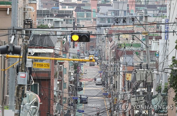 ▲서울 강서구 화곡동 일대 주택가 모습  사진제공:연합뉴스