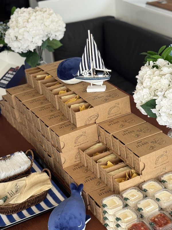 ▲사진: 소아암 환아 행사에 후원된 '갓잇' 메뉴  출처: 주식회사 더갓(The GOD)